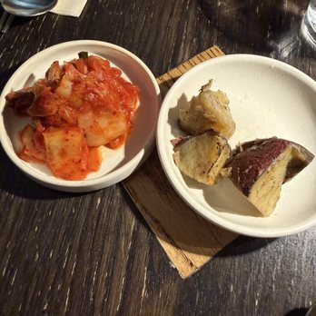 Hojokban - Kimchi and sweet potato banchan - Korean Near Me - New York, New York Hojokban - Kimchi and sweet potato banchan - Korean Near Me - New York, New York