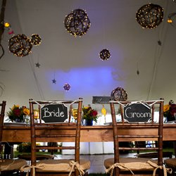 United Rent All - Bride and Groom table