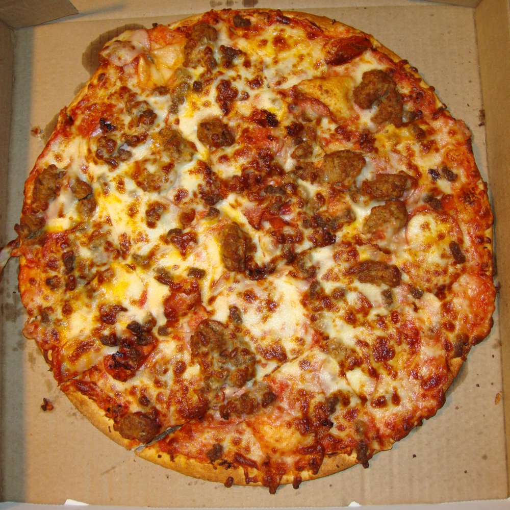 Mama DeLuca's Pizzeria - A large Carne Amore - half an hour in the car and it was still awesome! - Pizza Near Me - Nowthen, Minnesota Mama DeLuca's Pizzeria - A large Carne Amore - half an hour in the car and it was still awesome! - Pizza Near Me - Nowthen, Minnesota