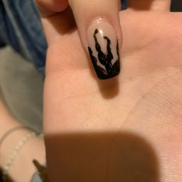 That is the flame. Also wanted it white and it doesn't even look like a flame
