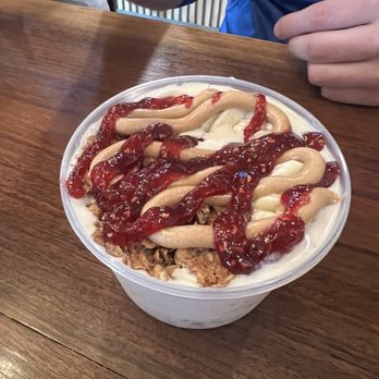 Morning Fog Coffee & Eats - PB&J Bowl - Coffee & Tea Near Me - Andrews, North Carolina Morning Fog Coffee & Eats - PB&J Bowl - Coffee & Tea Near Me - Andrews, North Carolina