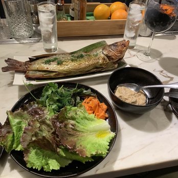 Small Barn - Sea bass plenty for 2 - New American Near Me - Temecula, California
