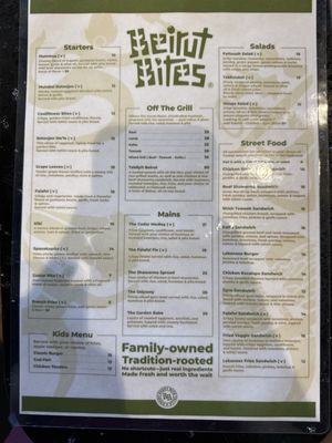 Menu photo 2 Beirut Bites University Place, WA