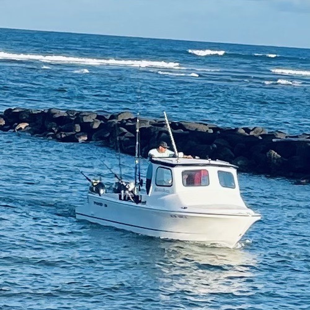 Kapaa beach boat Kapaa beach boat