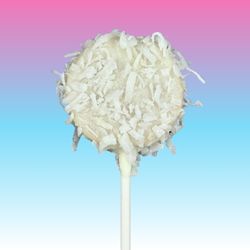 The Cake Pop Shop - Piña Colada - Escape to the tropics! Coconut and pineapple flavors in our Piña Colada cake pop bring island vibes to your tastebuds.