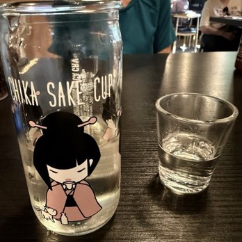 Ramen Musashi - Chaka Sake Cup. Delicious and served chilled. - Ramen Near Me - Palm Desert, California Ramen Musashi - Chaka Sake Cup. Delicious and served chilled. - Ramen Near Me - Palm Desert, California