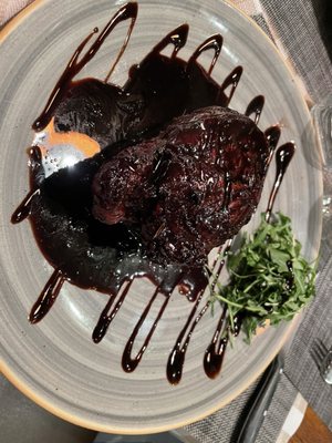 Photo of Osteria dell'Olio - Firenze, FI, IT. Beef steak with balsamic glaze