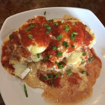 Biscuit Head - Fried green tomato biscuit. With fried green tomato, Brie, smoked tomato hollandaise. - Cafes Near Me - Asheville, North Carolina Biscuit Head - Fried green tomato biscuit. With fried green tomato, Brie, smoked tomato hollandaise. - Cafes Near Me - Asheville, North Carolina