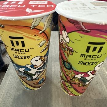 Macu Tea - Tieguanyin Oolong Milk Tea and Green Milk Tea - Bubble Tea Near Me - San Jose, California