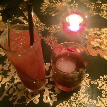 L'Opossum - Strawberry cocktail on the left was delicious - New American Near Me - Richmond, Virginia L'Opossum - Strawberry cocktail on the left was delicious - New American Near Me - Richmond, Virginia