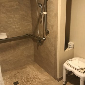 Best Western Plus Carpinteria Inn - Bathroom #3: disabled shower stall & stool. - Hotels Near Me - Carpinteria, California Best Western Plus Carpinteria Inn - Bathroom #3: disabled shower stall & stool. - Hotels Near Me - Carpinteria, California