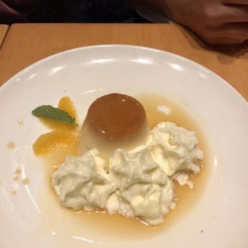Jaleo - Flan al estilo tradicional de mamá Marisa con espuma de crema catalana -- truly authentic and delicious - Spanish Near Me - Washington, DC, District of Columbia