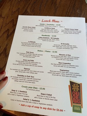 Menu photo 2 Chucherias Restaurant Daytona Beach, FL Menu photo 2 Chucherias Restaurant Daytona Beach, FL