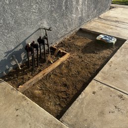 New valves and cut the cement around the valves it was cemented in previously.