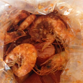 Angry Crab Shack - 1pound shrimp with sausage! Yummy my favorite item. - Cajun/Creole Near Me - Phoenix, Arizona