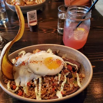 FINKA Table & Tap - Cuban Fried Rice with churrasco (skirt steak) and no pineapple. This was delicious. - Asian Fusion Near Me - Miami, Florida FINKA Table & Tap - Cuban Fried Rice with churrasco (skirt steak) and no pineapple. This was delicious. - Asian Fusion Near Me - Miami, Florida