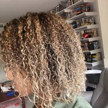 Hype Salon - You can still see the brassy color at the top...after the 3rd session! - Hair Salons Near Me - Folsom, California