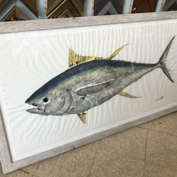 DeClues Custom Framing - Lisa Lee Gyotaku