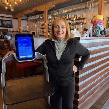 Pinto Thai Culpeper - Myself with their cute and friendly Robot - Thai Near Me - Culpeper, Virginia