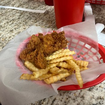 Texas Cajun Cafe - Kids Chicken Tenders All from frozen. - Cajun/Creole Near Me - Big Spring, Texas