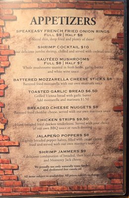 Menu photo 8 Chicago Speakeasy Des Moines, IA Menu photo 8 Chicago Speakeasy Des Moines, IA