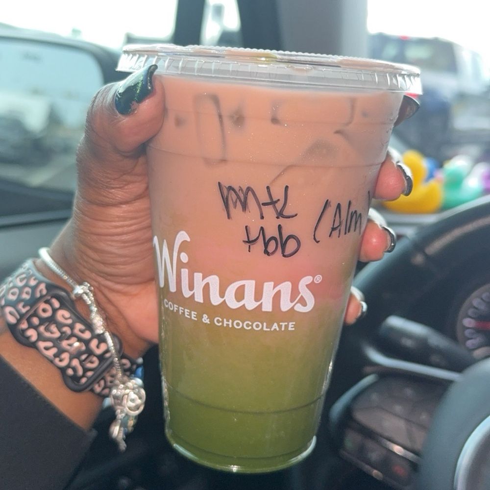 Blueberry iced Matcha Blueberry iced Matcha