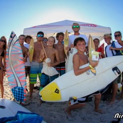 Eternal Wave Surf Shop - Team taking the trophies at Labor Day Surf Off