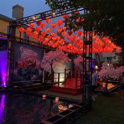 Waterfront Night Market - Water feature and floating Lanterns