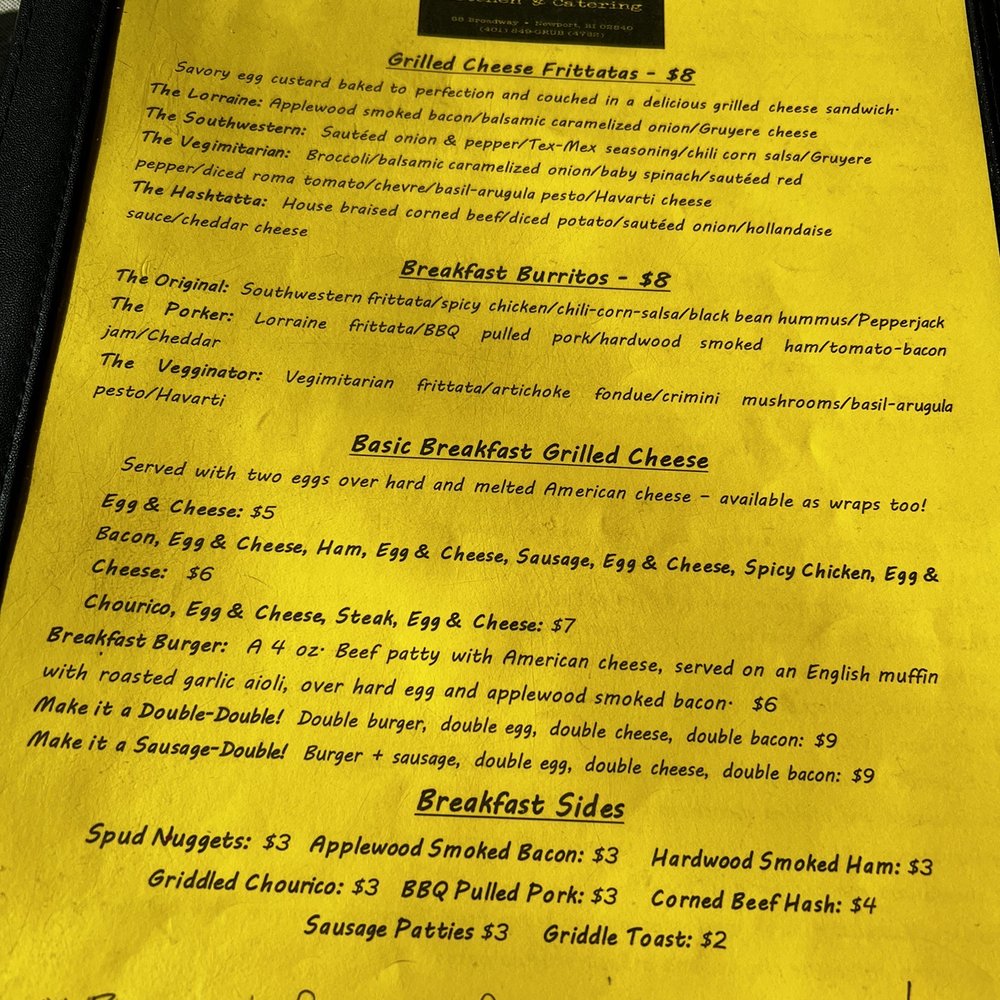 Scratch Kitchen & Catering - Menu - Breakfast & Brunch Near Me - Newport, Rhode Island Scratch Kitchen & Catering - Menu - Breakfast & Brunch Near Me - Newport, Rhode Island