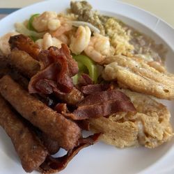 Sunday Champagne Brunch items.
