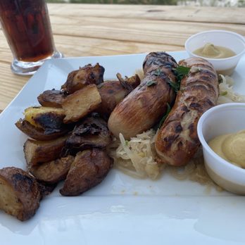The Hoffmann - Bratwurst Entree - German Near Me - Jensen Beach, Florida