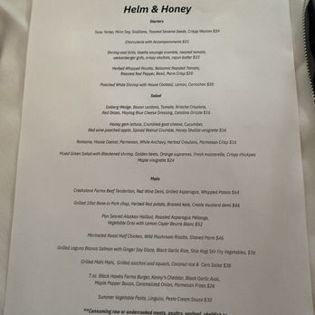 Helm and Honey - Menu - Southern Near Me - Louisville, Kentucky