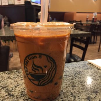 Pho Saigon 8 - Thai tea with boba. - Vietnamese Near Me - Las Vegas, Nevada