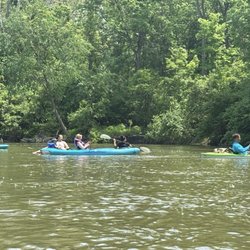 Paddling on Huron River