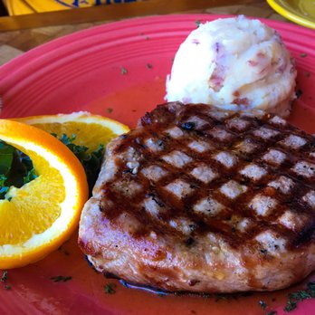 Squid Lips - Pork chop with mashed potatoes, and also came with mixed vegetables - Seafood Near Me - Melbourne, Florida Squid Lips - Pork chop with mashed potatoes, and also came with mixed vegetables - Seafood Near Me - Melbourne, Florida