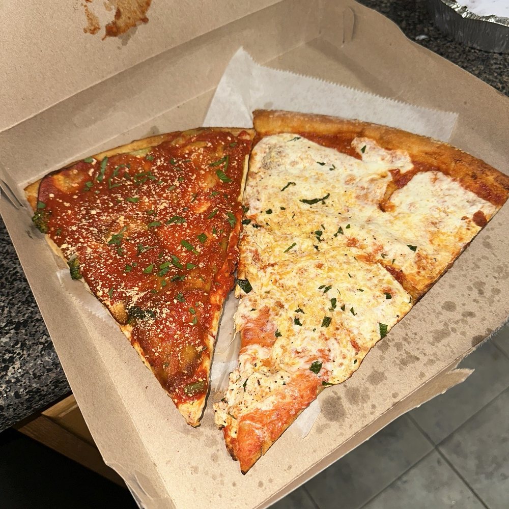 La Casa Bella - Eggplant Slice & a la Vodka Slice - Italian Near Me - Brooklyn, New York