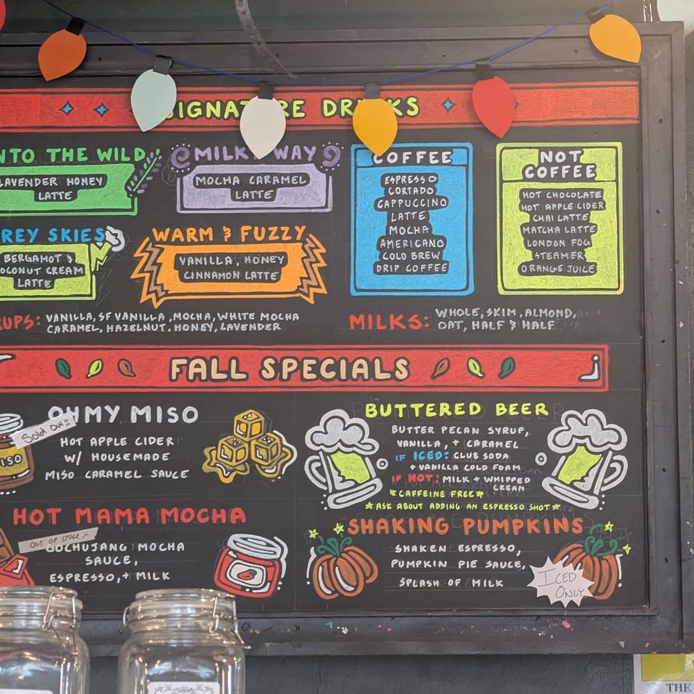 Bongo Java - Menu - Coffee & Tea Near Me - Nashville, Tennessee