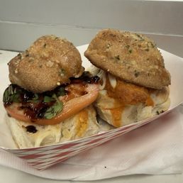 The Knott garlic Knott sliders. The Knott garlic Knott sliders.