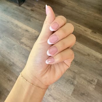 Lavender Nails - french tips - Nail Salons Near Me - Long Beach, California