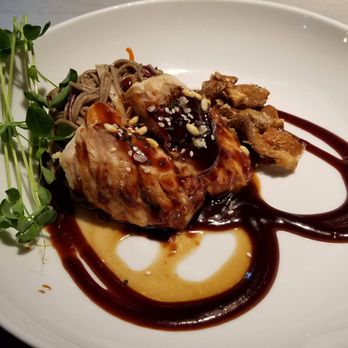 Naïve - Blackberry hoisin snapper with soba noodles and crispy oyster mushrooms - New American Near Me - Louisville, Kentucky
