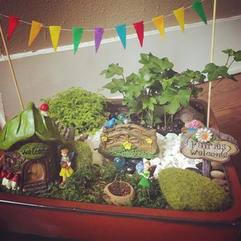Dollar Tree - The dollar tree fairy house and bridge helped me make a sweet fairy garden for a friend. - Discount Store Near Me - Seal Beach, California