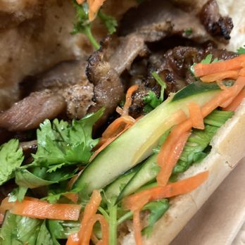 Pho Zen - a sandwich with meat and vegetables - Vietnamese Near Me - Tomball, Texas