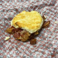 The Biscuit Express - Bacon egg cheese biscuit