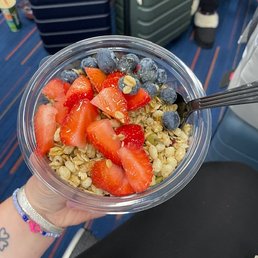 Acai bowl with Strawberries and Blueberries Acai bowl with Strawberries and Blueberries