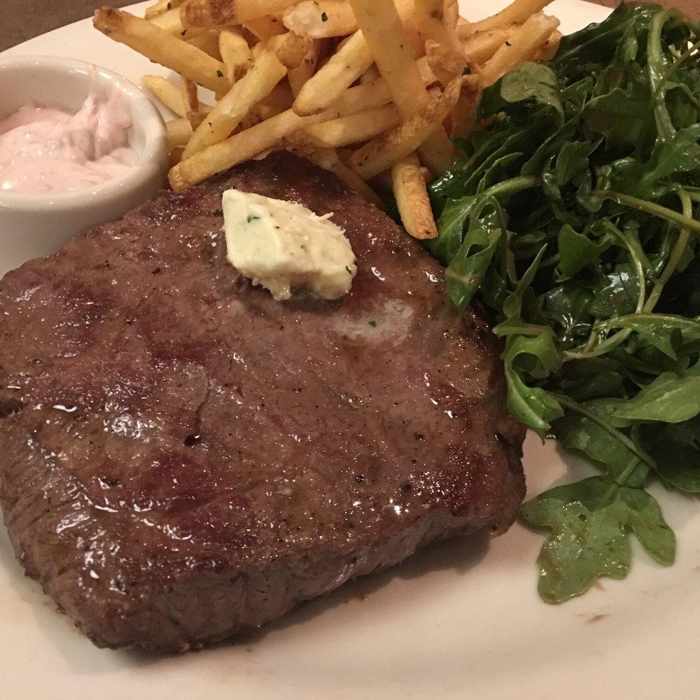Cafe Bistro at Nordstrom - Flat Iron Steak. Really good! - New American Near Me - Aventura, Florida Cafe Bistro at Nordstrom - Flat Iron Steak. Really good! - New American Near Me - Aventura, Florida