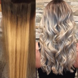 Vuja De Creative Hair Concepts - This correction takes multiple process. Be prepared to spend a few hours in chair. So worth it! Mimi Barnard