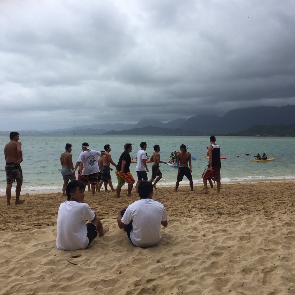 Football, kayaks, swimming Football, kayaks, swimming