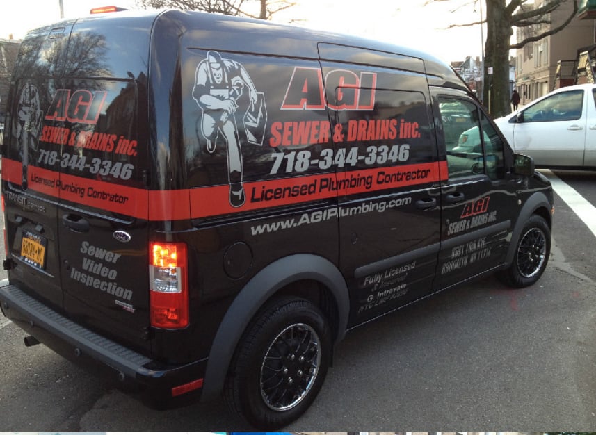 Slide of AGI Sewer and Drains