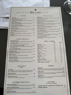 Menu photo 1 Bo Lan Stuart, FL