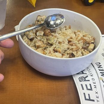 Ferah Tex Med Kitchen - Kids- Grilled Chicken and Rice - Mediterranean Near Me - Southlake, Texas